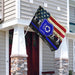 Police Officer American Flag | Garden Flag | Double Sided House Flag - GIFTCUSTOM