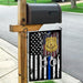 Police. The Thin Blue Line Flag | Garden Flag | Double Sided House Flag - GIFTCUSTOM