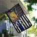 Police. The Thin Blue Line Flag | Garden Flag | Double Sided House Flag - GIFTCUSTOM