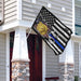 Police. The Thin Blue Line Flag | Garden Flag | Double Sided House Flag - GIFTCUSTOM