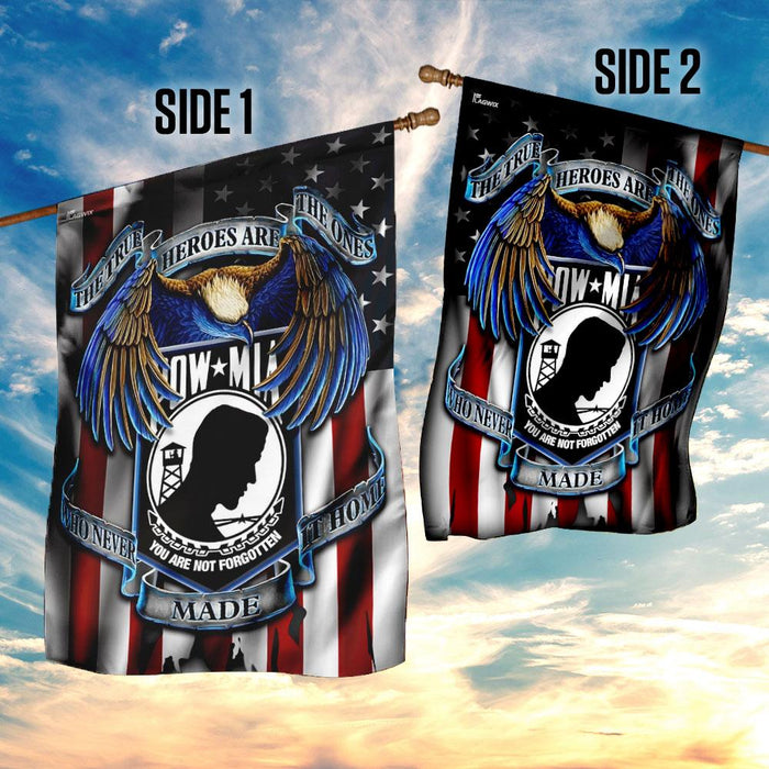 Pow Mia – You Are Not Forgotten Flag | Garden Flag | Double Sided House Flag - GIFTCUSTOM