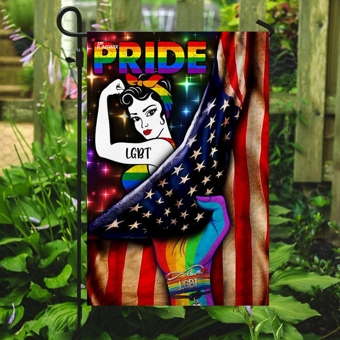 Pride LGBT Flag | Garden Flag | Double Sided House Flag - GIFTCUSTOM