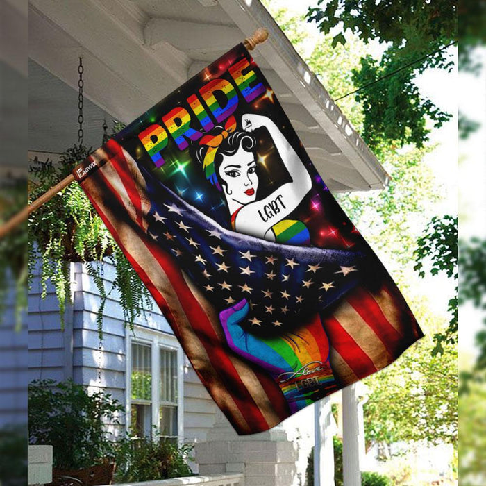 Pride LGBT Flag | Garden Flag | Double Sided House Flag - GIFTCUSTOM