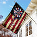 Proud Caregiver American Flag | Garden Flag | Double Sided House Flag - GIFTCUSTOM