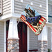 Proud Ironworker Flag | Garden Flag | Double Sided House Flag - GIFTCUSTOM