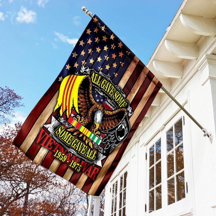 Proud Vietnam Veteran Flag | Garden Flag | Double Sided House Flag - GIFTCUSTOM