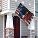 Pug American Flag | Garden Flag | Double Sided House Flag - GIFTCUSTOM