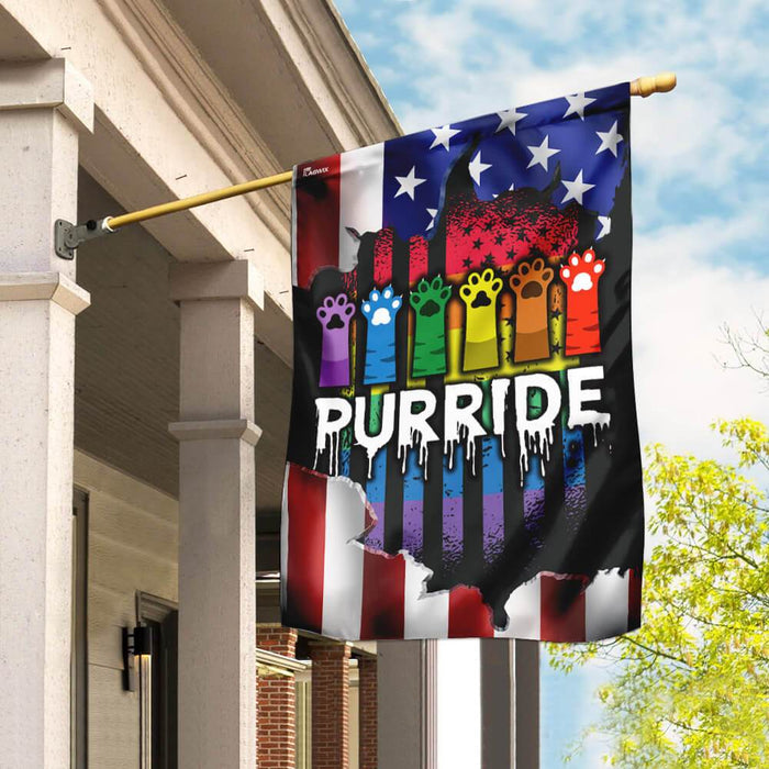 Purride American US Flag | Garden Flag | Double Sided House Flag - GIFTCUSTOM