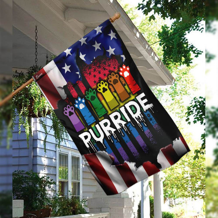 Purride American US Flag | Garden Flag | Double Sided House Flag - GIFTCUSTOM