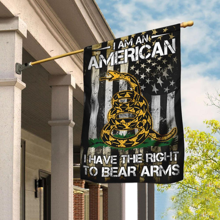 Right To Bear Arms Flag | Garden Flag | Double Sided House Flag - GIFTCUSTOM