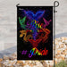 Rise From Your Ashes Phoenix LGBT Flag | Garden Flag | Double Sided House Flag - GIFTCUSTOM