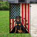 Rottweiler American Flag | Garden Flag | Double Sided House Flag - GIFTCUSTOM