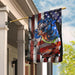 Rottweiler American Flag | Garden Flag | Double Sided House Flag - GIFTCUSTOM