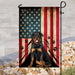 Rottweiler American Flag | Garden Flag | Double Sided House Flag - GIFTCUSTOM