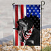 Rottweiler American Flag | Garden Flag | Double Sided House Flag - GIFTCUSTOM