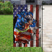 Rottweiler American Flag | Garden Flag | Double Sided House Flag - GIFTCUSTOM