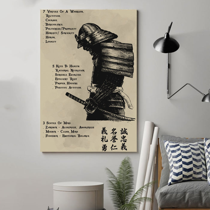 samurai Canvas and Poster ��� 753 wall decor visual art - GIFTCUSTOM