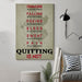 samurai Canvas and Poster ��� quitting is not wall decor visual art - GIFTCUSTOM