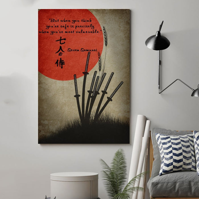 Samurai Canvas and Poster ��� Seven samurai wall decor visual art - GIFTCUSTOM