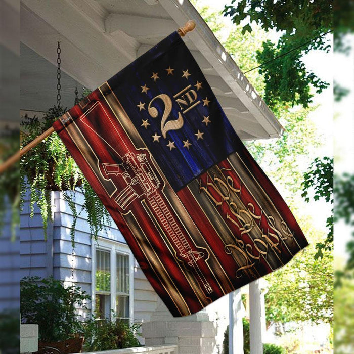 Second Amendment Flag | Garden Flag | Double Sided House Flag - GIFTCUSTOM