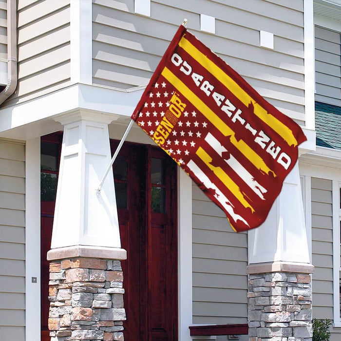 Senior 2020 Quarantined Flag | Garden Flag | Double Sided House Flag - GIFTCUSTOM