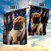 Shar Pei American Flag | Garden Flag | Double Sided House Flag - GIFTCUSTOM