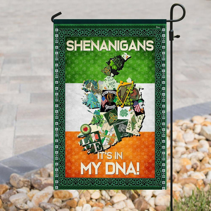 Shenanigans Irish Flag | Garden Flag | Double Sided House Flag - GIFTCUSTOM