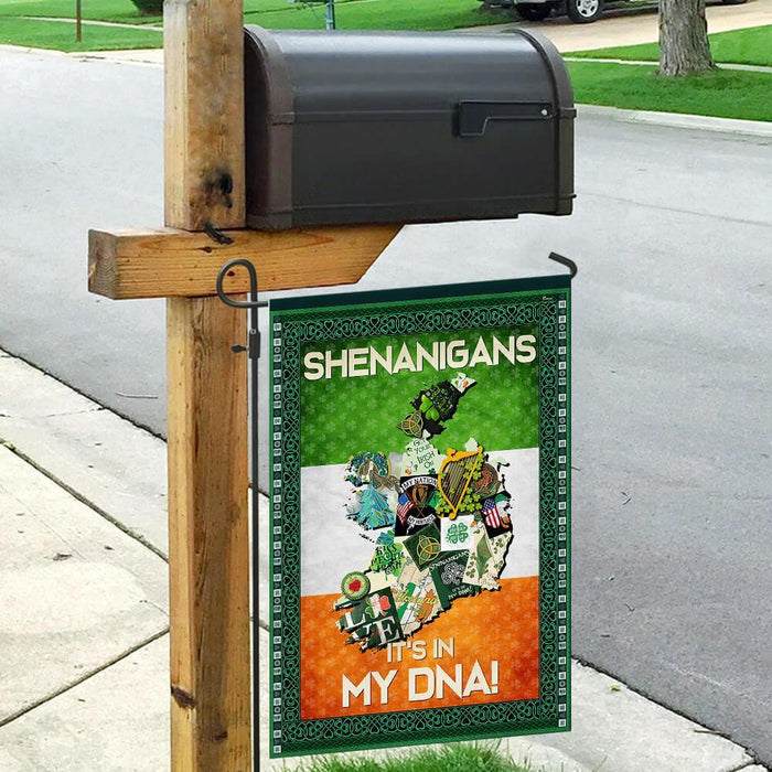 Shenanigans Irish Flag | Garden Flag | Double Sided House Flag - GIFTCUSTOM