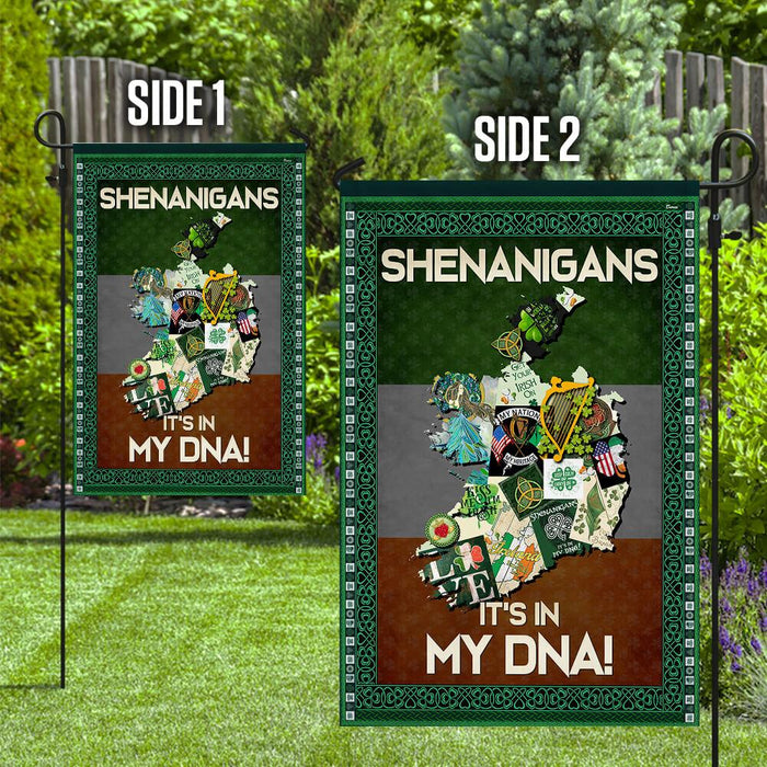 Shenanigans Irish Flag | Garden Flag | Double Sided House Flag - GIFTCUSTOM