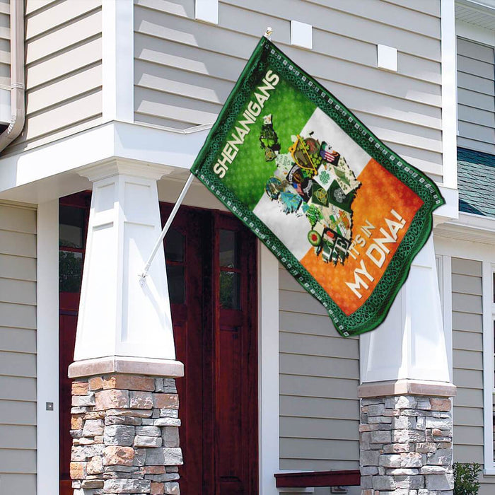 Shenanigans Irish Flag | Garden Flag | Double Sided House Flag - GIFTCUSTOM