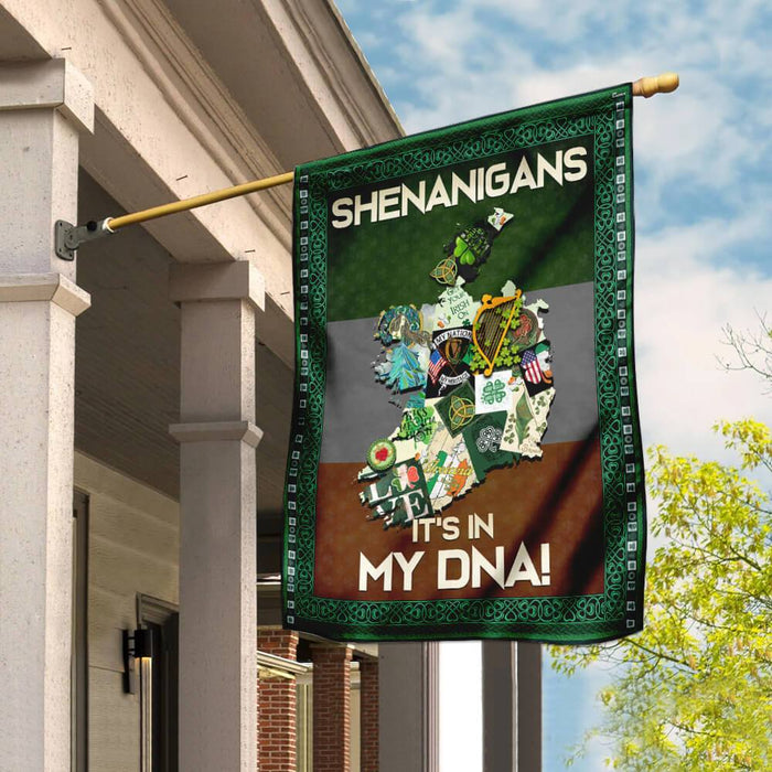 Shenanigans Irish Flag | Garden Flag | Double Sided House Flag - GIFTCUSTOM