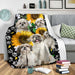 Shihtzu sunflower Blanket - GIFTCUSTOM