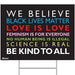 SignsOfJustice We Believe Yard Sign (24 x 18 inches) | WeatherProof Corrugated Plastic Sign Material | Bright, Bold and Double Sided We Believe Political Yard Sign (24 x 18 inches) - GIFTCUSTOM