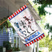 Skull Dancing Stay Strong America 4th July Flag | Garden Flag | Double Sided House Flag - GIFTCUSTOM