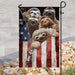 Sloth American Flag | Garden Flag | Double Sided House Flag - GIFTCUSTOM