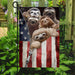 Sloth American Flag | Garden Flag | Double Sided House Flag - GIFTCUSTOM