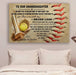 softball Canvas and Poster ��� to our granddaughter ��� never lose wall decor visual art - GIFTCUSTOM