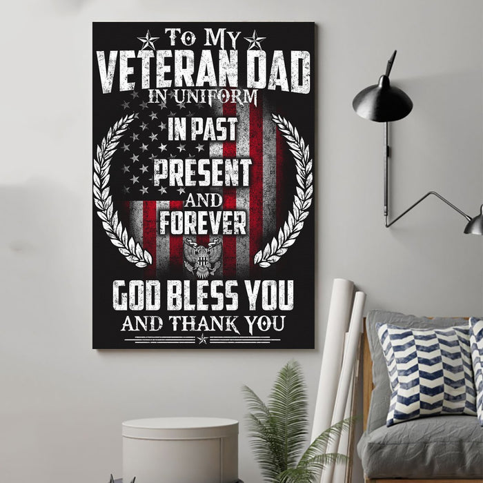 soldier Canvas and Poster ��� god bless you wall decor visual art - GIFTCUSTOM