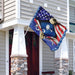 South Carolina And American Flag | Garden Flag | Double Sided House Flag - GIFTCUSTOM
