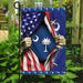 South Carolina And American Flag | Garden Flag | Double Sided House Flag - GIFTCUSTOM