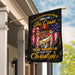 Stand For The Flag Kneel For The Cross Christian Firefighter Flag | Garden Flag | Double Sided House Flag - GIFTCUSTOM