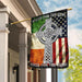 Stand For The Flag Kneel For The Cross, Irish Flag | Garden Flag | Double Sided House Flag - GIFTCUSTOM