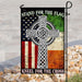 Stand For The Flag Kneel For The Cross, Irish Flag | Garden Flag | Double Sided House Flag - GIFTCUSTOM