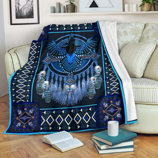 Stellers Jay Bird Native American Dreamcatcher Blanket - GIFTCUSTOM