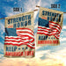 Strength And Honor Keep America Free Flag | Garden Flag | Double Sided House Flag - GIFTCUSTOM