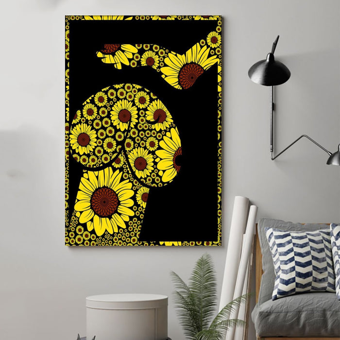 ��� Sunflower Canvas and Poster wall decor visual art - GIFTCUSTOM