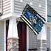 Supporting The Paws That Enforce The Laws Gnome Flag | Garden Flag | Double Sided House Flag - GIFTCUSTOM