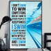 Swimming Canvas and Poster | I dont swim to win competitions | wall decor visual art - GIFTCUSTOM
