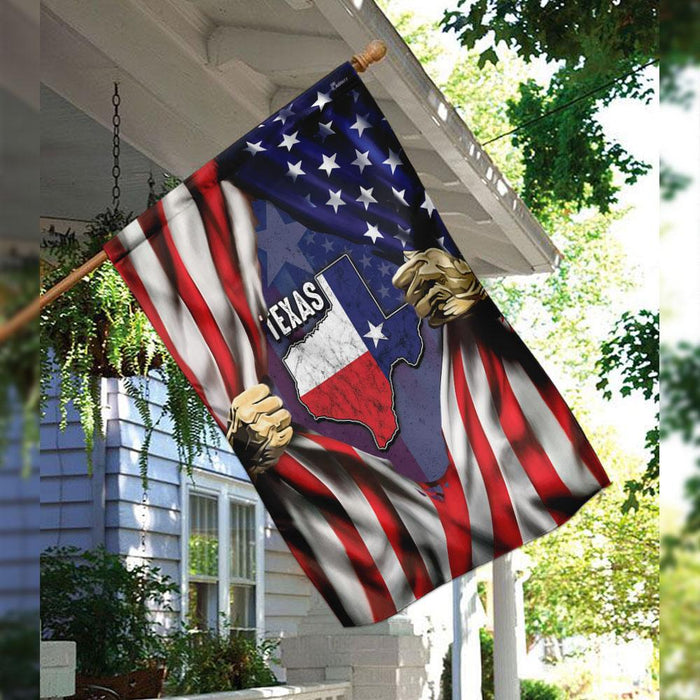Texas Flag | Garden Flag | Double Sided House Flag - GIFTCUSTOM