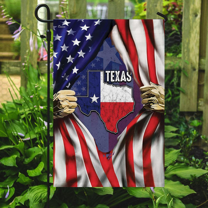 Texas Flag | Garden Flag | Double Sided House Flag - GIFTCUSTOM